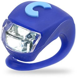 Micro feu LED deluxe bleu foncé - accessoire trottinette et vélo