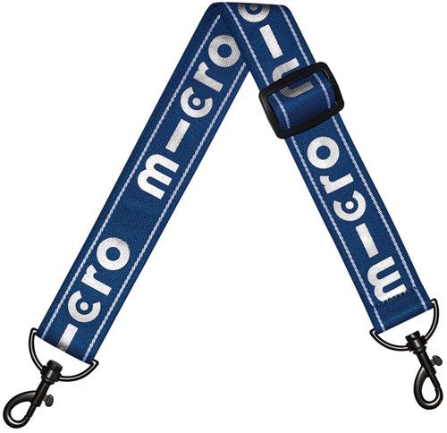 Micro reflecterende draagriem scooter blauw - Reflectieve transportband