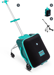 Micro bagage ride-on koffer Eazy Forest Green kinder reiskoffer