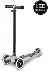 Micro Maxi scooter Flux LED Neochrome Black - Kinderstep met LED wielen