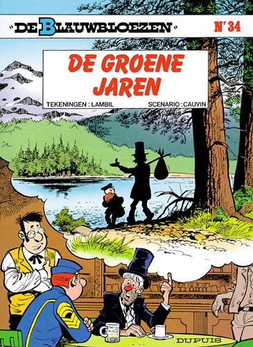 Standaard stripboek De Blauwbloezen 34 De groene jaren humor avontuur