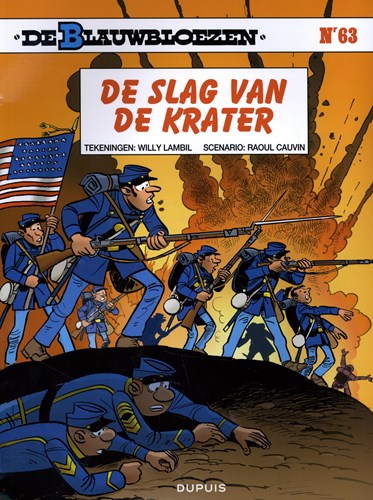 Standaard stripboek Blauwbloezen De slag van de krater avontuur