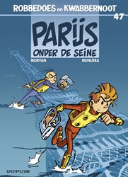 Bande dessinée Standaard Robbedoes et Kwabbernoot aventure Paris sous la Seine