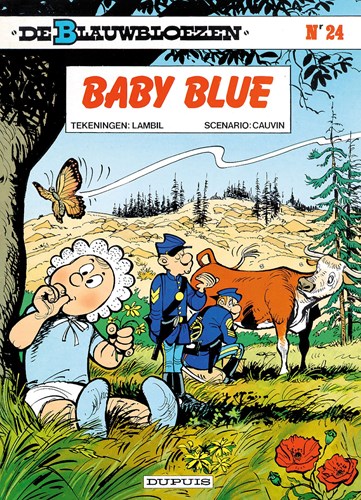 Standaard stripboek De Blauwbloezen 24 Baby blue - avontuur