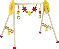 Heimess arche de jeux bébé en bois fleurs et insectes multicolore