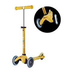 Micro Mini step Deluxe geel LED