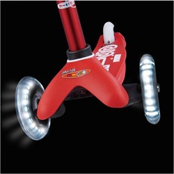 Micro jeu de roues LED Mini Micro 120mm - visibilité et sécurité accrues