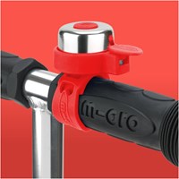 Micro sonnette vélo rouge - Accessoire trottinette - Étanche et flexible-2