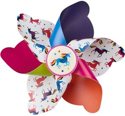 Micro moulin à vent Licorne accessoire trottinette - coloré et durable