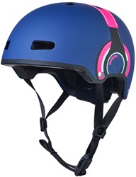 Micro Micro ABS helmet Deluxe Headphones navy/pink