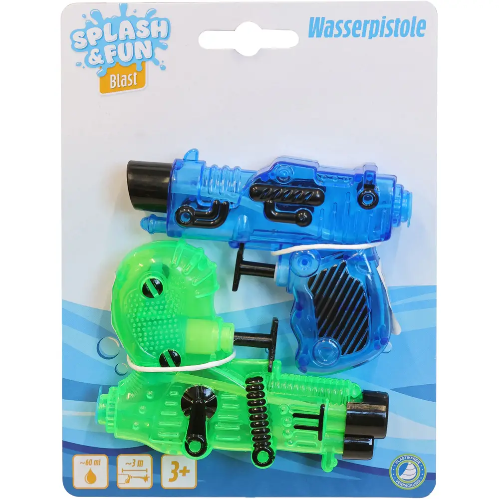 Vedes pistolet à eau Galaxy lot de 2 pièces 11cm jouet