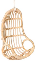 Poppie Toys rotan poppen hangstoeltje ei naturel - duurzaam speelgoed