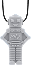 ARK Therapeutic sensorische kauwketting robot lichtgrijs voor kinderen Speelse, robotvormige kauwketting met veel textuur voor sensorische zoekers.