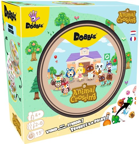 Asmodee Dobble jeu de cartes édition Animal Crossing - jeu d'observation