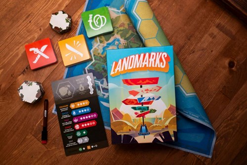 Asmodee bordspel Landmarks - strategisch partyspel voor 2-10 spelers-2