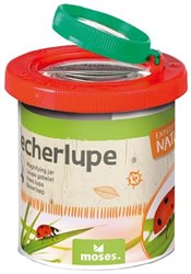 Moses pot loupe jouet découverte insectes vert rouge plastique