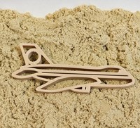 Grennn emporte-pièce avion - jouet éducatif pour pâte à modeler et sable