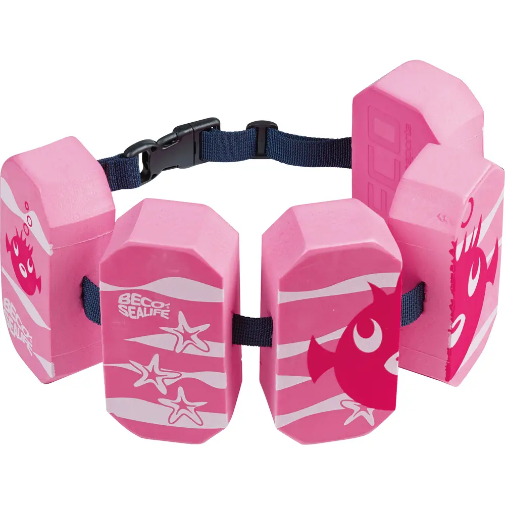 Beco ceinture de natation enfants Sealife rose 2-6 ans 15-30 kg apprentissage sécurisé