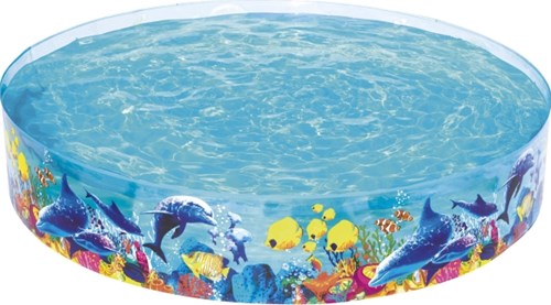 Bestway zwembad Fill 'N Fun Odyssey 244cm - kleurrijk kinderbad tuin