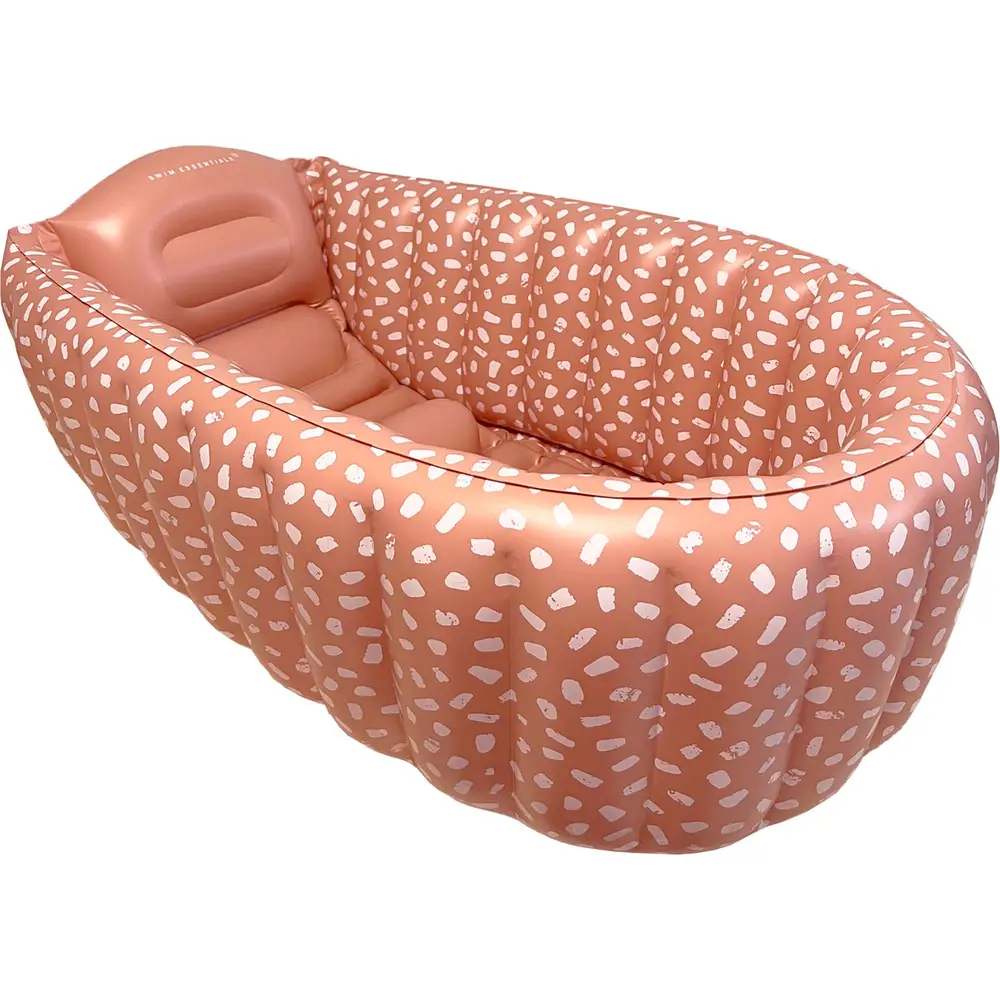 Swim Essentials piscine bébé rouge à pois 90 x 55 x 30 cm siège confortable
