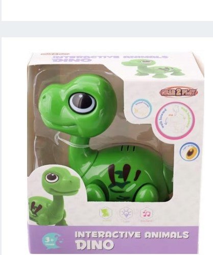 OttoSimon interactieve robothond speelgoed met licht en geluid groen