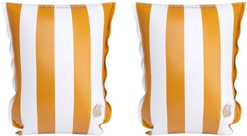 Swim Essentials zwembandjes bruin-wit gestreept 0-2 jaar veiligheid-2