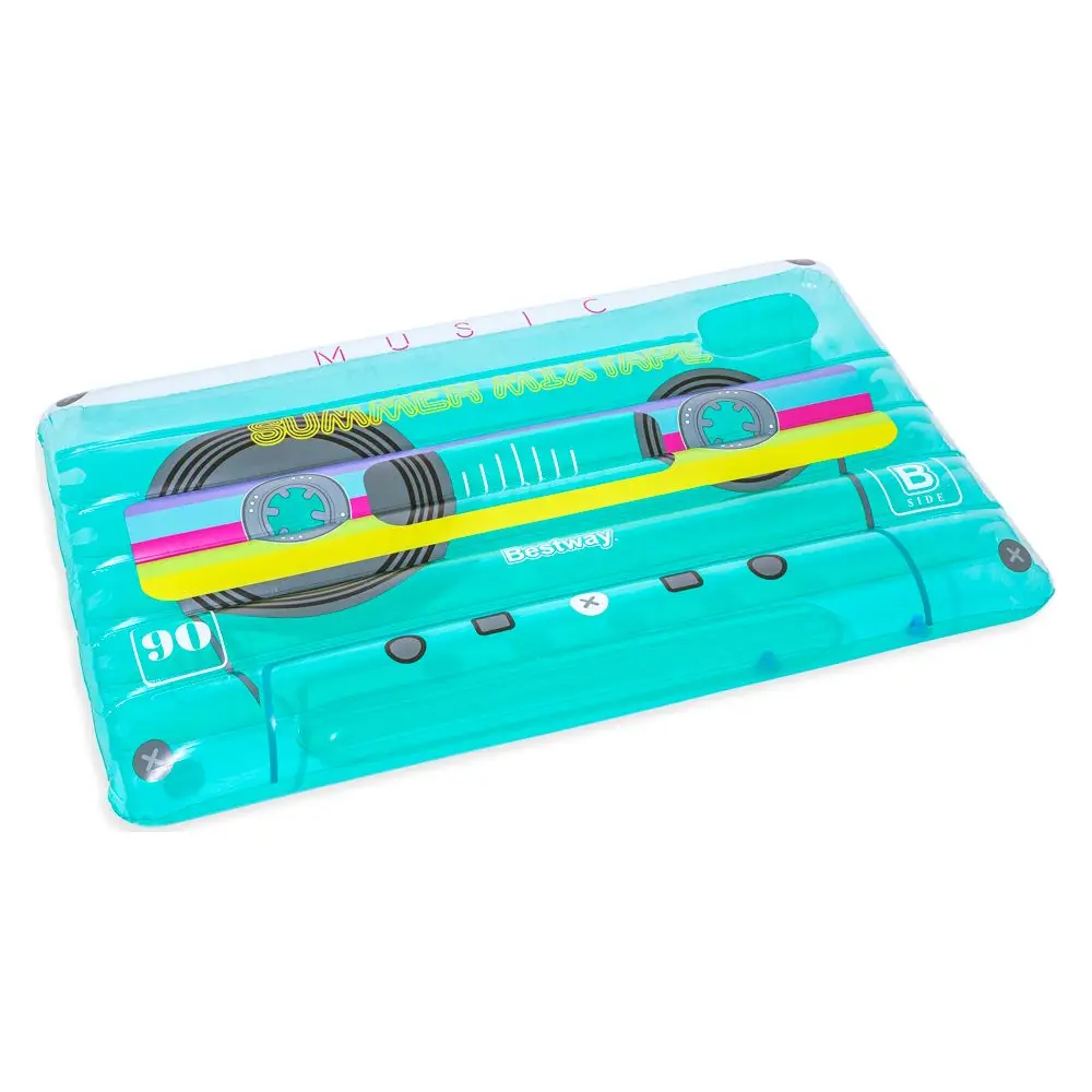 Bestway zwembad luchtbed Retro Beats met speakers 174x117cm