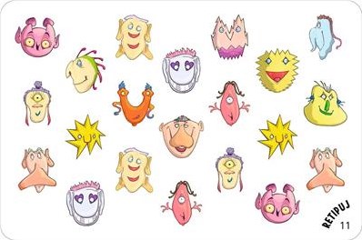 Jeu de cartes Moses Crazy Heads - Jeu de recherche pour enfants et famille-3
