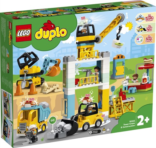 LEGO DUPLO La grue et les engins de construction - 10933