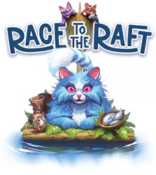 Asmodee jeu de société Race To The Raft aventure coopérative de chats