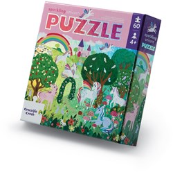 Crocodile Creek Puzzle Holographique - 60 pièces - Licornes 