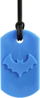 ARK Therapeutic collier à mâcher bijou sensoriel pour enfants - très résistant Kauwketting met vleermuismotief voor stevige kauwers die sensorische steun zoeken.