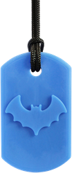 ARK Therapeutic collier à mâcher bijou sensoriel pour enfants - très résistant Kauwketting met vleermuismotief voor stevige kauwers die sensorische steun zoeken.