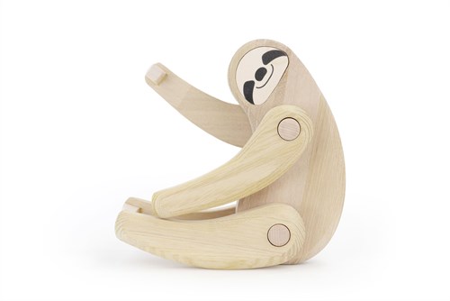 Bajo houten speelfiguur luiaard duurzaam handgemaakt speelgoed-2