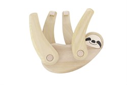 Bajo figurine en bois paresseux jouet durable fait main