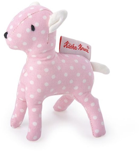 Käthe Kruse baby rammelaar lammetje roze - grijpspeelgoed katoen