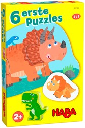 Haba coffret puzzles dinosaures - 6 premiers puzzles en carton