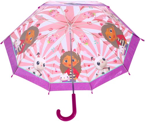 Gabby's Dollhouse kinderparaplu multicolor - paraplu voor kinderen-3