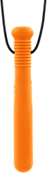 ARK Therapeutic kauwketting speelgoed baseball bat oranje XXT Lange, gladde kauwketting in honkbalknuppelvorm, geschikt voor stevige kauwers.