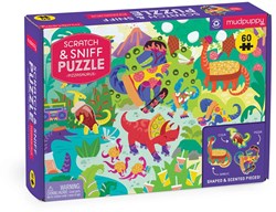 Mudpuppy puzzel dinosaurus - educatief speelgoed karton 60 stukjes