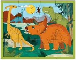 Mudpuppy puzzel - Dino Park - educatief speelgoed voor kinderen