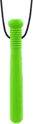 ARK Therapeutic kauwketting speelgoed baseball bat lime groen XT medium Lange, gladde kauwketting in honkbalknuppelvorm, geschikt voor stevige kauwers.