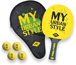 Schildkröt set de tennis de table My Urban Style avec raquette et 4 balles