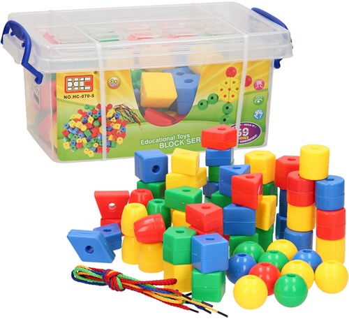 Albatros Hengelsport jouet perles Mega Perles en Boîte de Rangement 69pcs