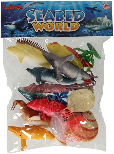 Animaux marins figurines de jeu - 11 pièces jouets animaux océan-2