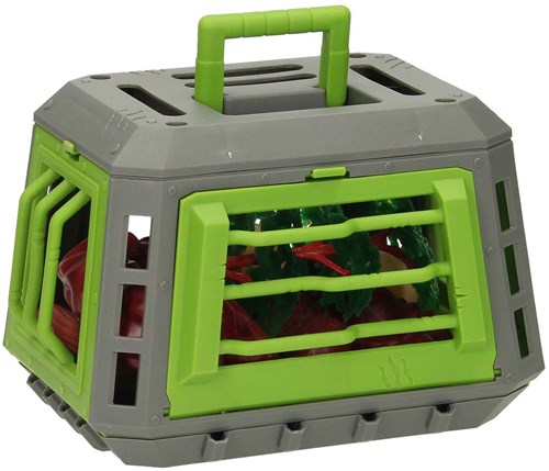 Coffret de jeu dinosaure avec cage - set de jouets pour enfants - jouet dinosaure-3