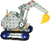 Coffret de construction en métal pelleteuse - jouet de construction 227 pièces-3