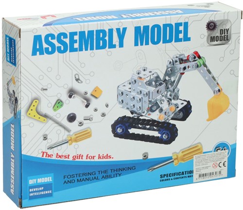 Coffret de construction en métal pelleteuse - jouet de construction 227 pièces-2