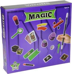 Goocheldoos magische trucs set 45 stuks voor kinderen goochelen