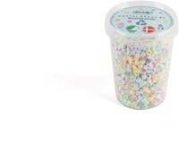 Dantoy perles XL pastel recyclées - 1580 pièces - jouet écologique